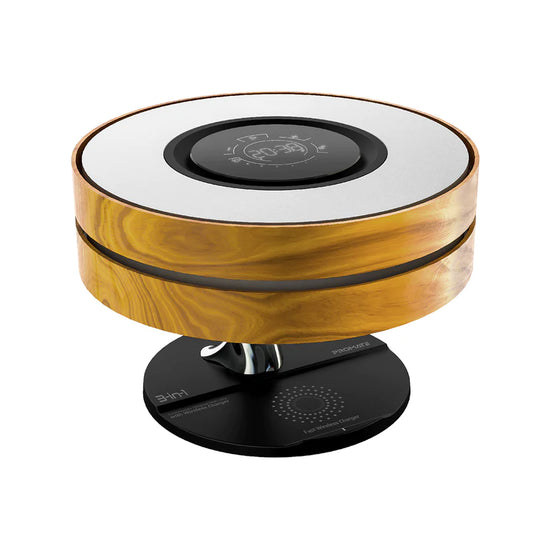 Mirth 3-in-1 Contemporary Designed Wireless Speaker with Desk Lamp and Wireless Charger